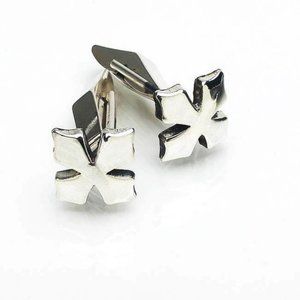King Baby Studio .925 Sterling Silver MB CROSS Cufflinks